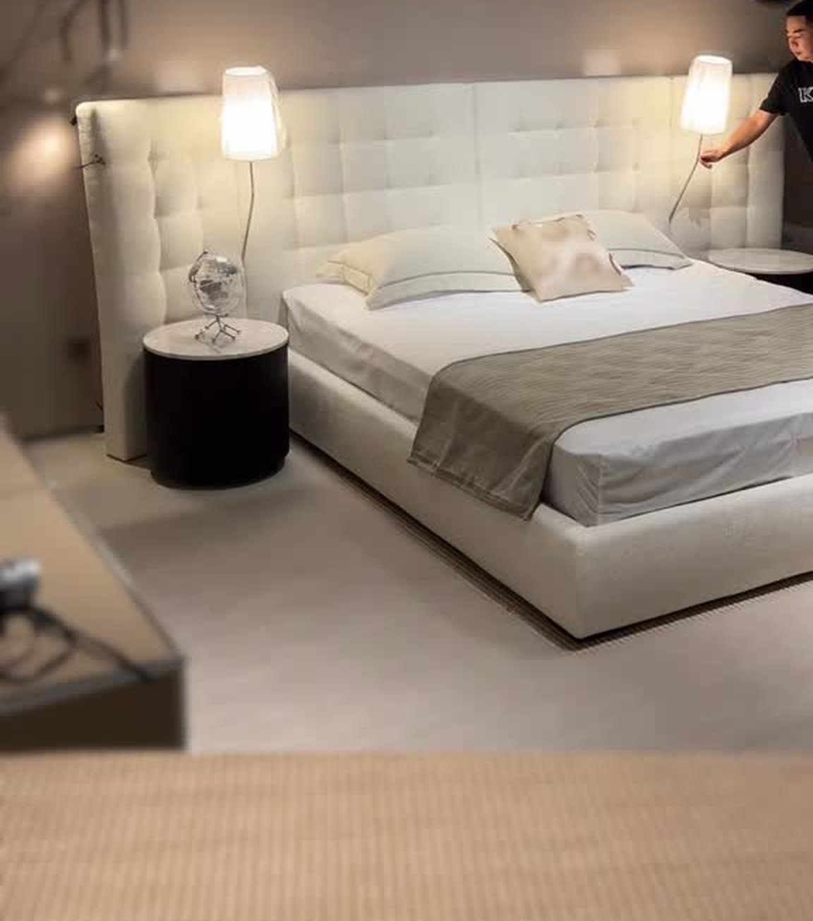 Angel Bed with Ambient Light
